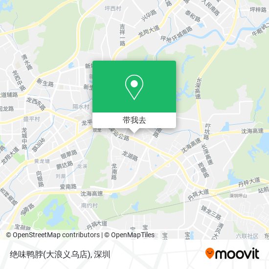 绝味鸭脖(大浪义乌店)地图