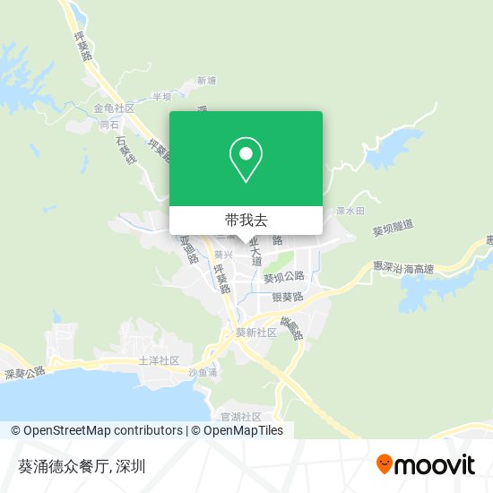 葵涌德众餐厅地图