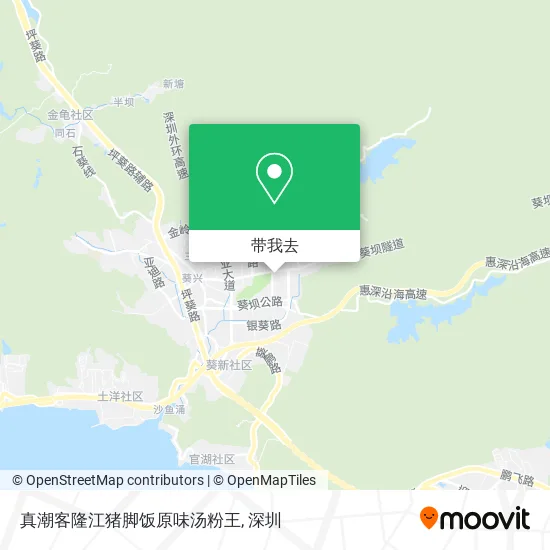 真潮客隆江猪脚饭原味汤粉王地图