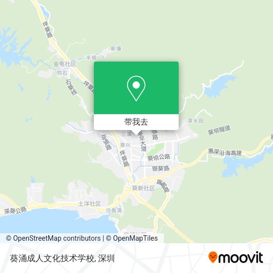 葵涌成人文化技术学校地图