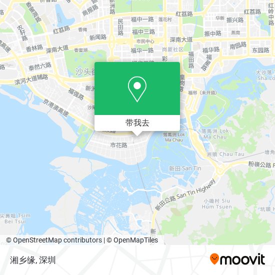 湘乡缘地图