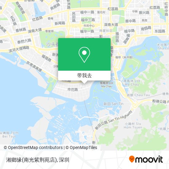 湘鄉缘(南光紫荆苑店)地图