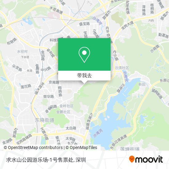 求水山公园游乐场-1号售票处地图