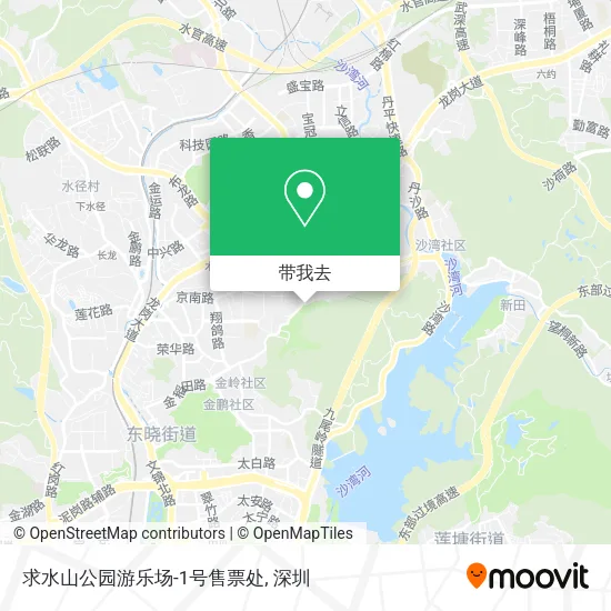 求水山公园游乐场-1号售票处地图
