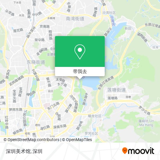 深圳美术馆地图