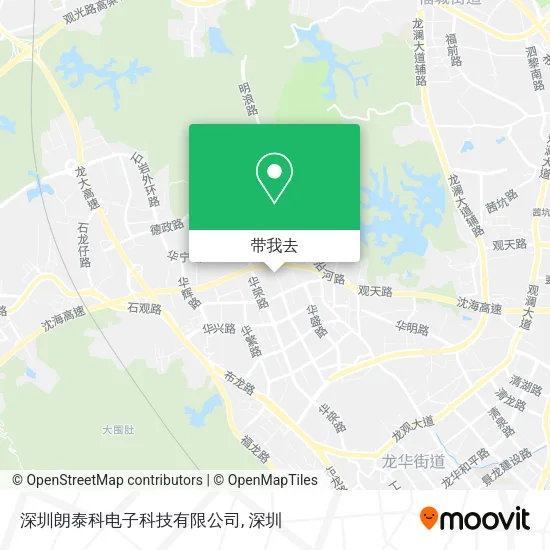 深圳朗泰科电子科技有限公司地图