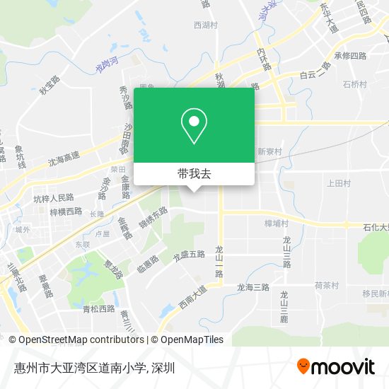 惠州市大亚湾区道南小学地图