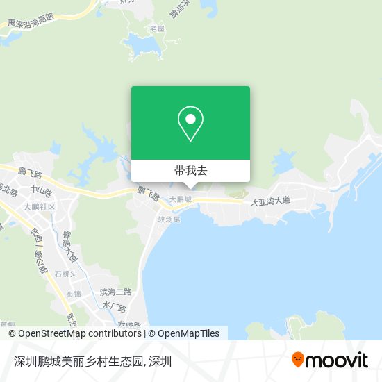 深圳鹏城美丽乡村生态园地图