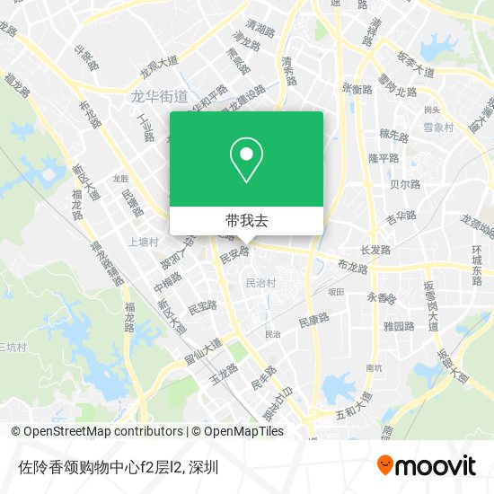 佐阾香颂购物中心f2层l2地图