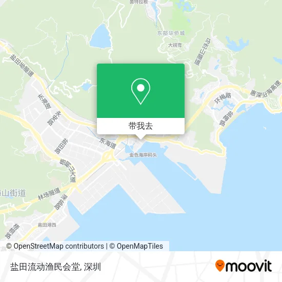 盐田流动渔民会堂地图