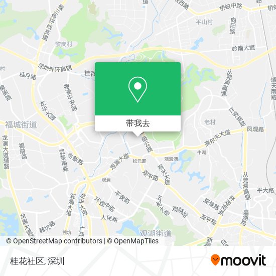 桂花社区地图