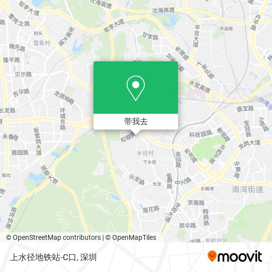 上水径地铁站-C口地图