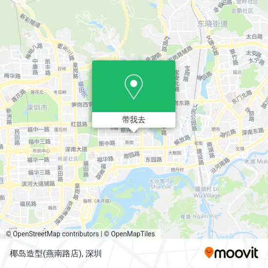 椰岛造型(燕南路店)地图