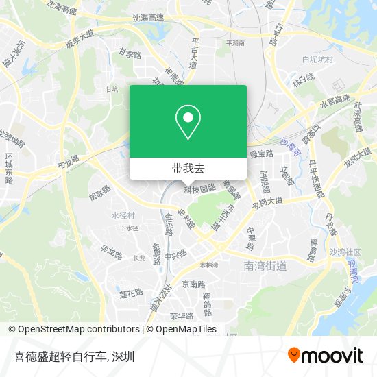 喜德盛超轻自行车地图