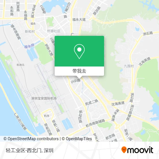 轻工业区-西北门地图