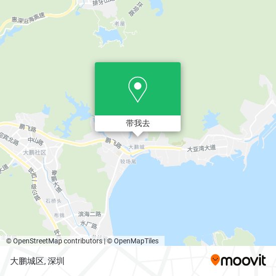 大鹏城区地图