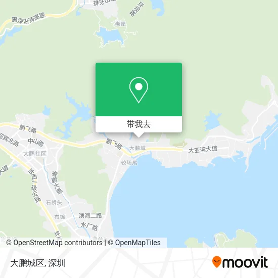 大鹏城区地图