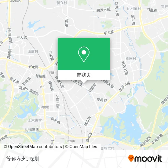 等你花艺地图