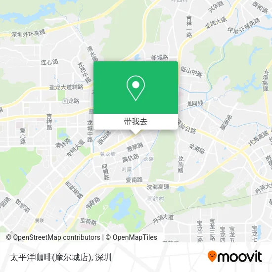 太平洋咖啡(摩尔城店)地图