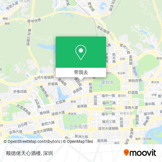 顺德佬天心酒楼地图