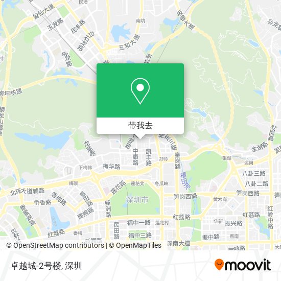 卓越城-2号楼地图