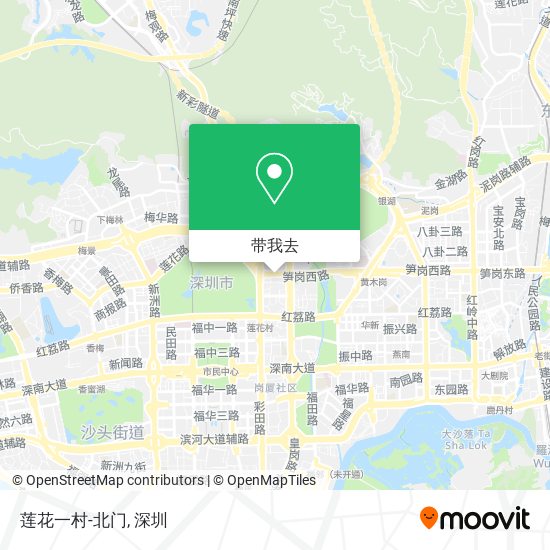 莲花一村-北门地图