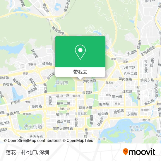 莲花一村-北门地图