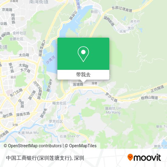 中国工商银行(深圳莲塘支行)地图