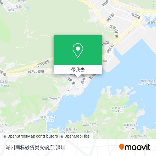 潮州阿标砂煲粥火锅店地图