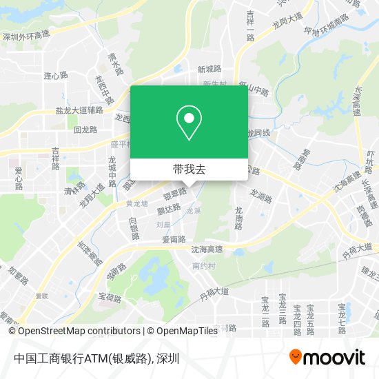中国工商银行ATM(银威路)地图