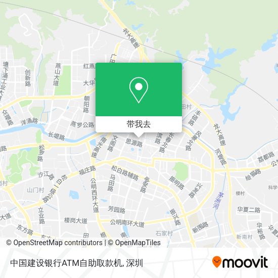 中国建设银行ATM自助取款机地图