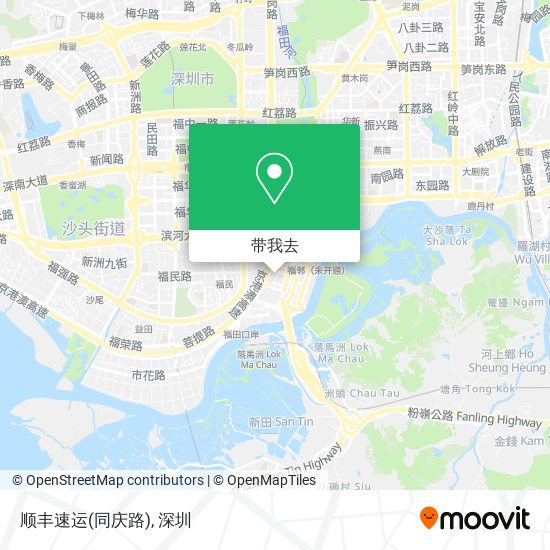 顺丰速运(同庆路)地图