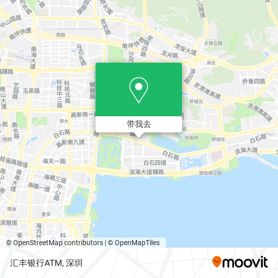 汇丰银行ATM地图
