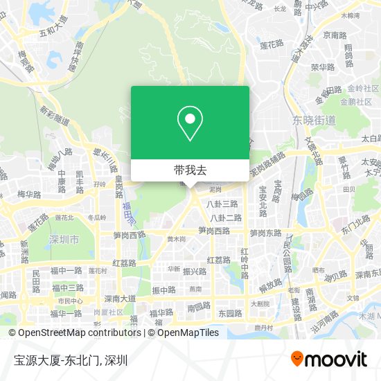 宝源大厦-东北门地图