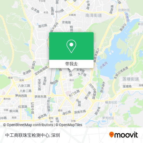 中工商联珠宝检测中心地图