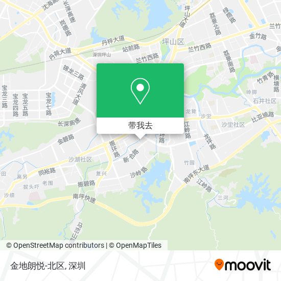 金地朗悦-北区地图