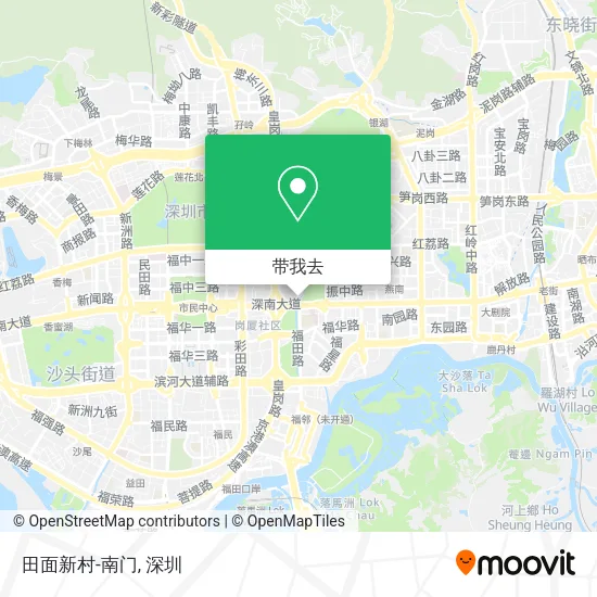 田面新村-南门地图