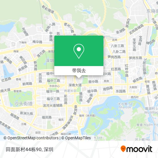 田面新村44栋90地图