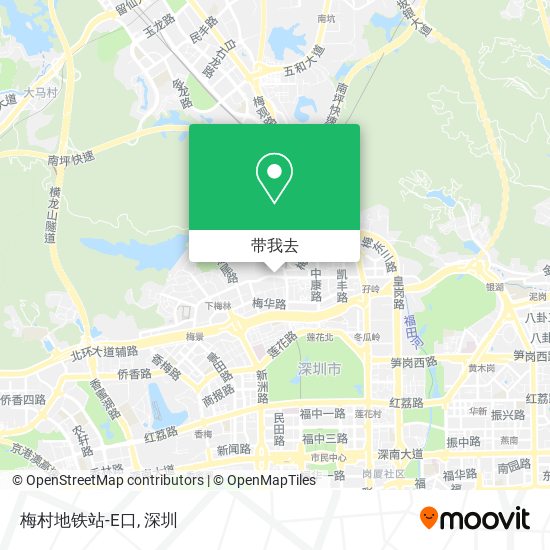 梅村地铁站-E口地图