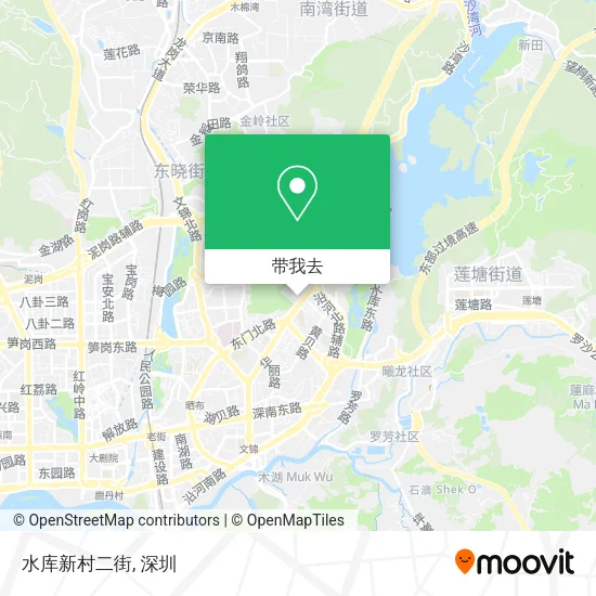 水库新村二街地图