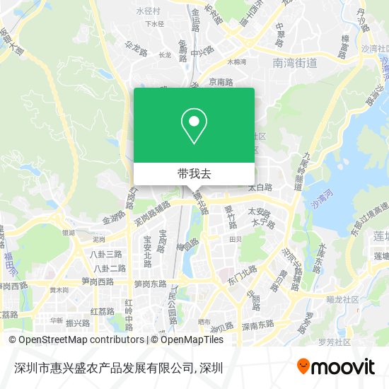 深圳市惠兴盛农产品发展有限公司地图