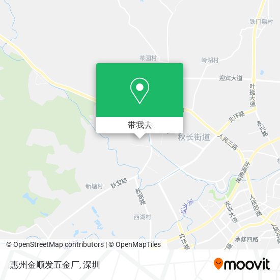 惠州金顺发五金厂地图
