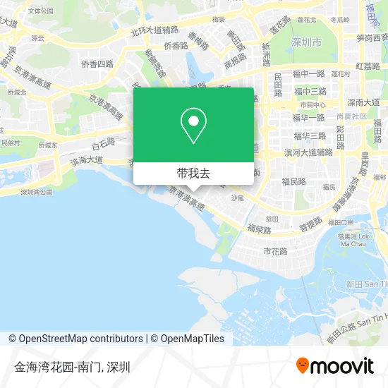 金海湾花园-南门地图