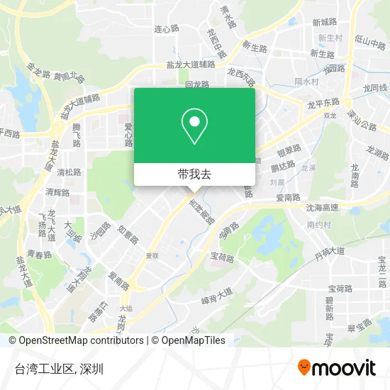 台湾工业区地图