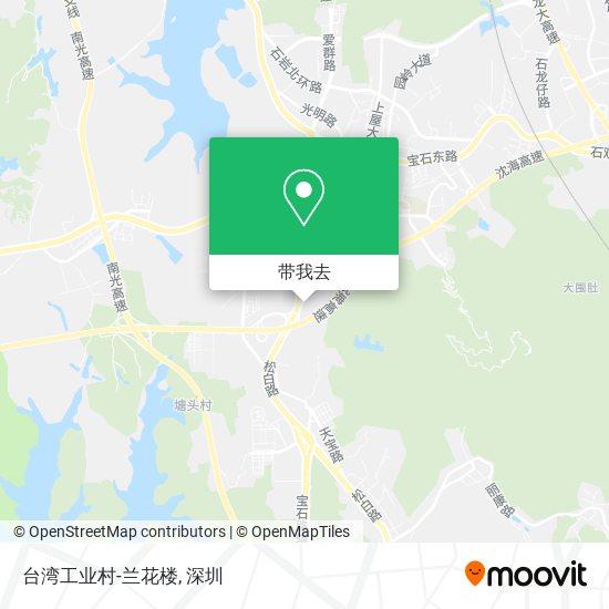 台湾工业村-兰花楼地图