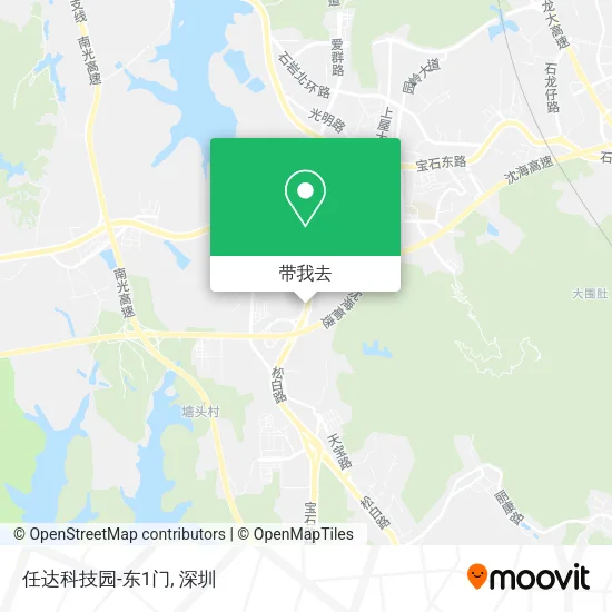 任达科技园-东1门地图