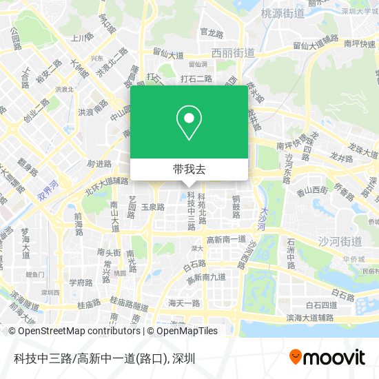 科技中三路/高新中一道(路口)地图