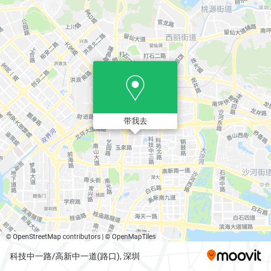 科技中一路/高新中一道(路口)地图