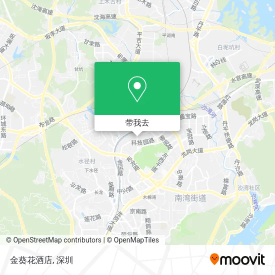 金葵花酒店地图