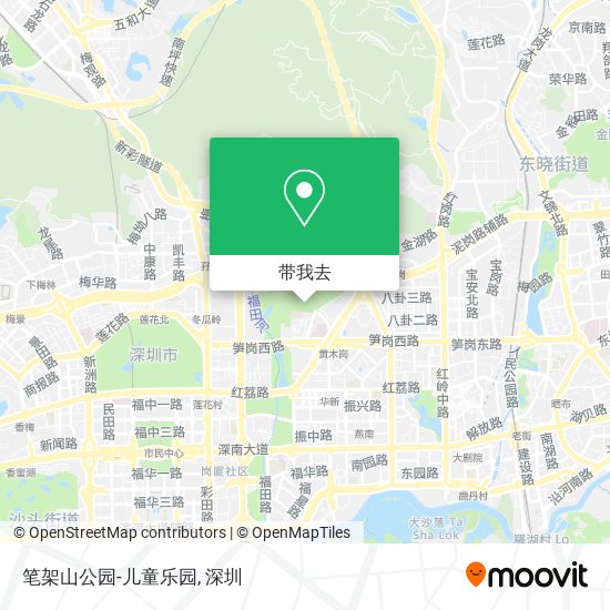 笔架山公园-儿童乐园地图